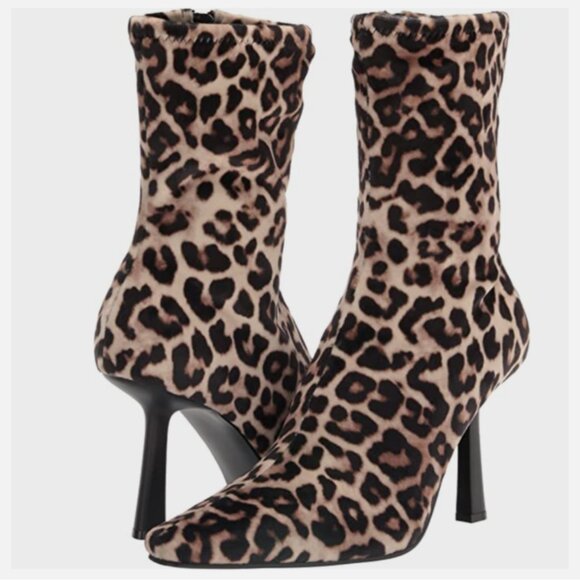 NWOB Steve Madden Vakay Leopard Ankle Boot - Picture 1 of 6